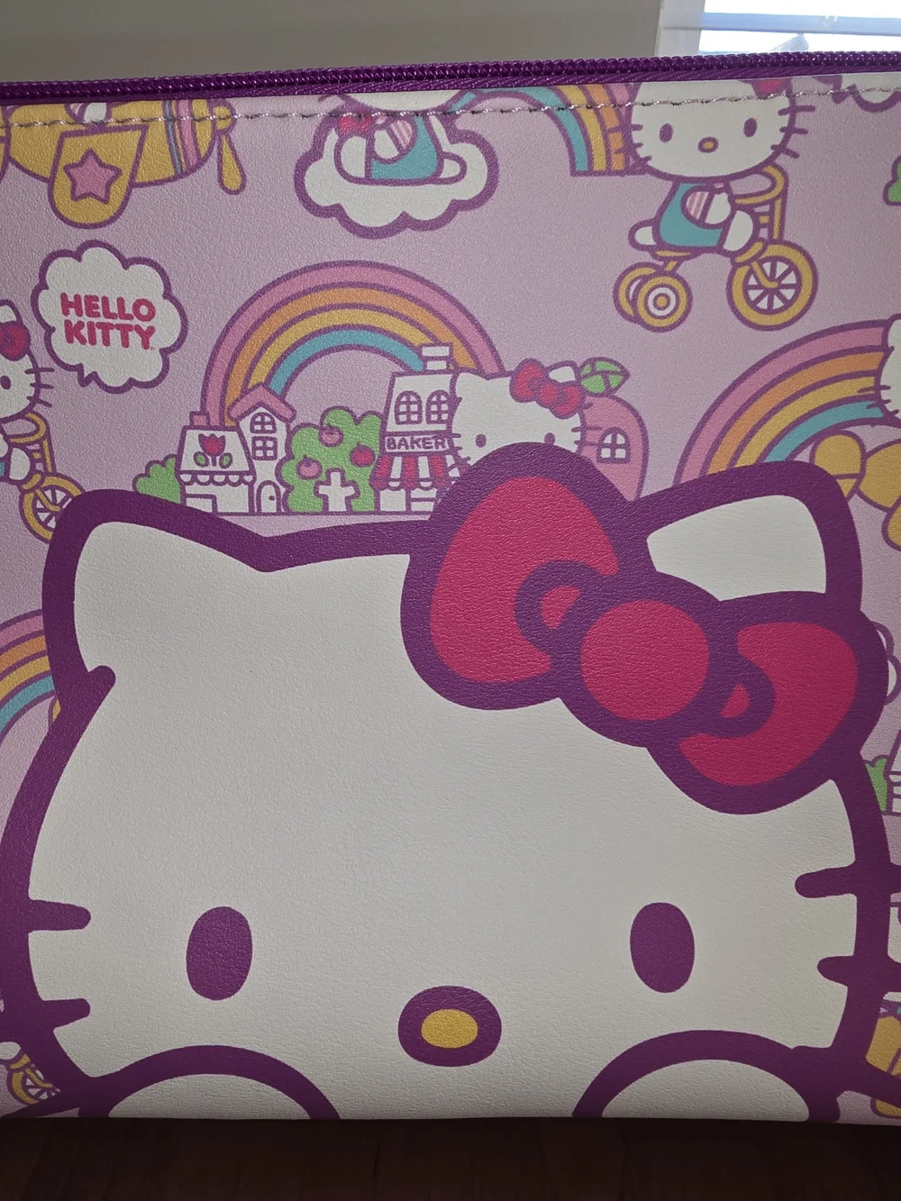 Hello Kitty Pink 💕 Rainbow Makeup Bag, Brand New with Tags